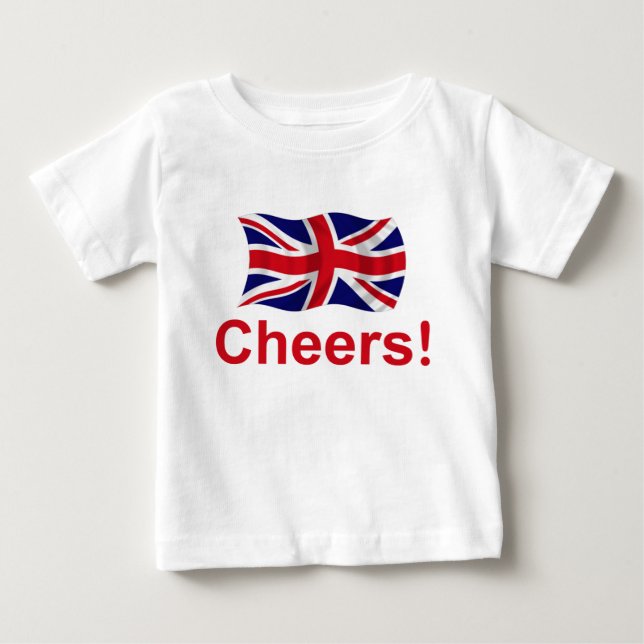 British Cheers! Baby T-Shirt (Front)