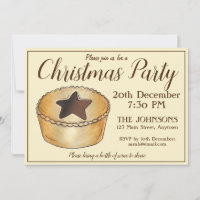 British Christmas Mince Pie Festive Holiday Party
