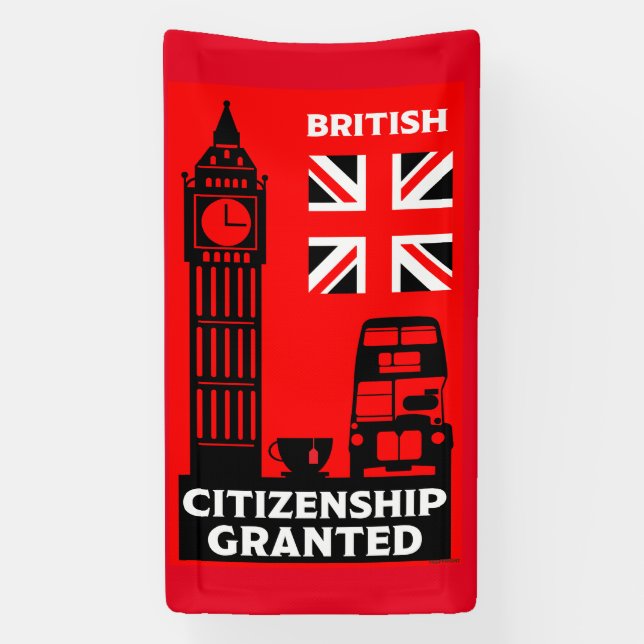 British Citizenship Gifts Banner (Vertical)