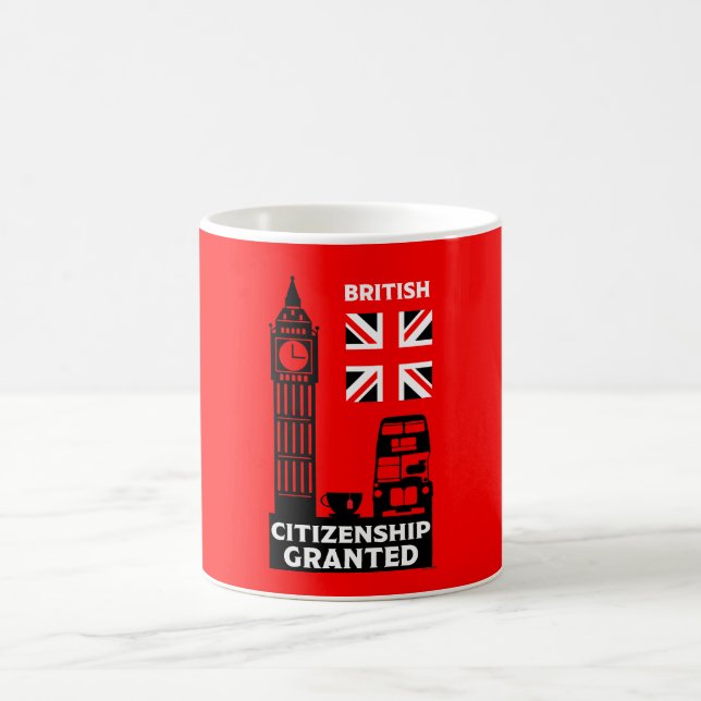 British Citizenship Gifts Coffee Mug (Center)