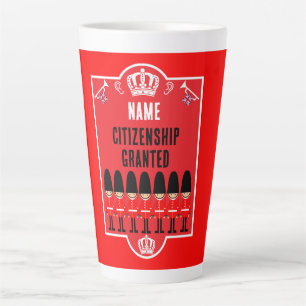 British Citizenship Gifts Latte Mug