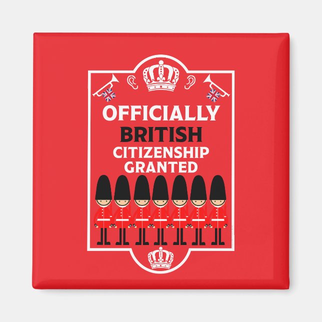 British Citizenship Gifts Magnet (Front)