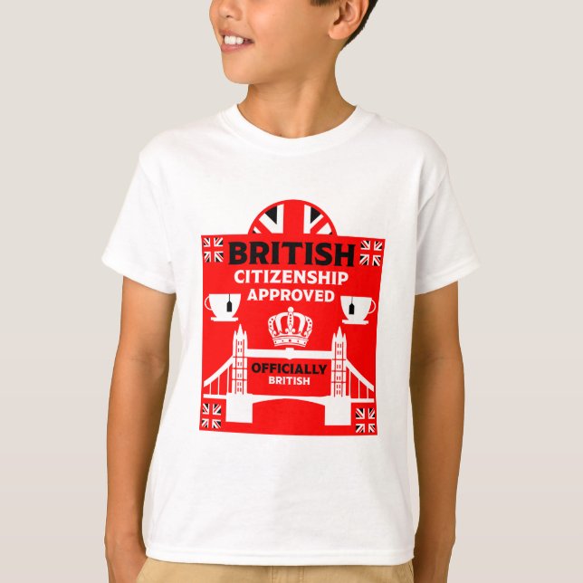 British Citizenship Gifts T-Shirt (Front)