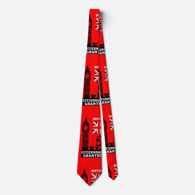 British Citizenship Gifts Tie (Front)
