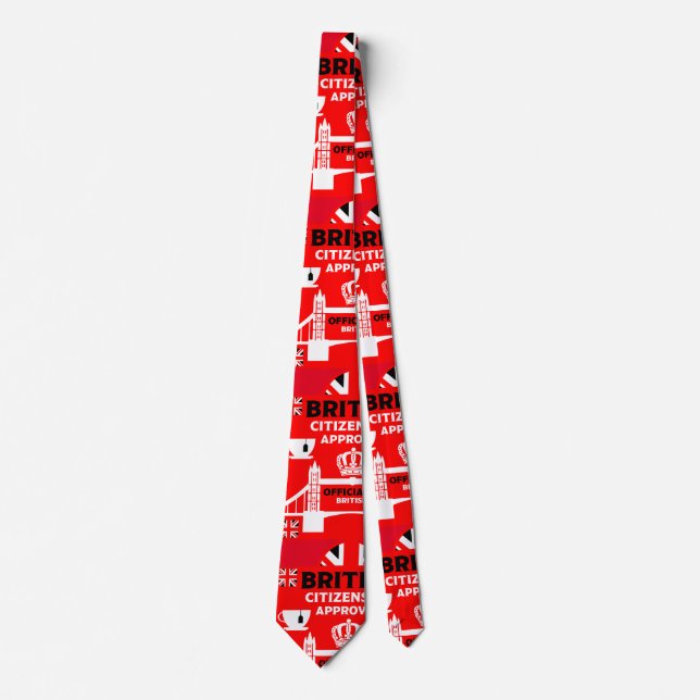 British Citizenship Gifts Tie (Front)