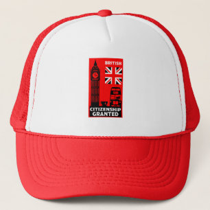 British Citizenship Gifts Trucker Hat