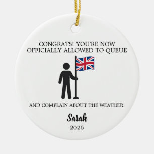 British Citizenship Ornament ,UK Naturalisation