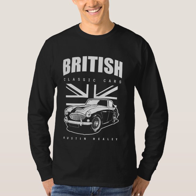 British Classic Car Austin Healey T-Shirt (Front)