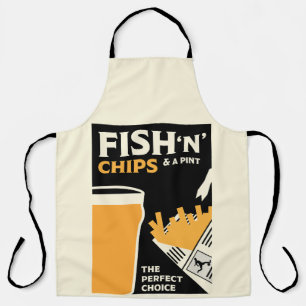 British Classic Fish And Chips       Apron