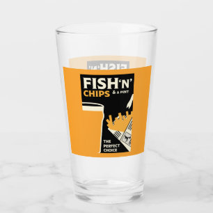 British Classic Fish And Chips       Glass