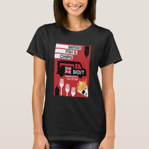 British Classic Fish And Chips T-Shirt