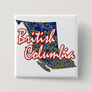 British Columbia 15 Cm Square Badge