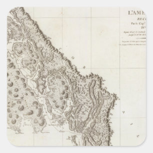 British Columbia Alaska Square Sticker