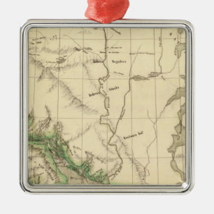 British Columbia, Alberta 31 Metal Tree Decoration