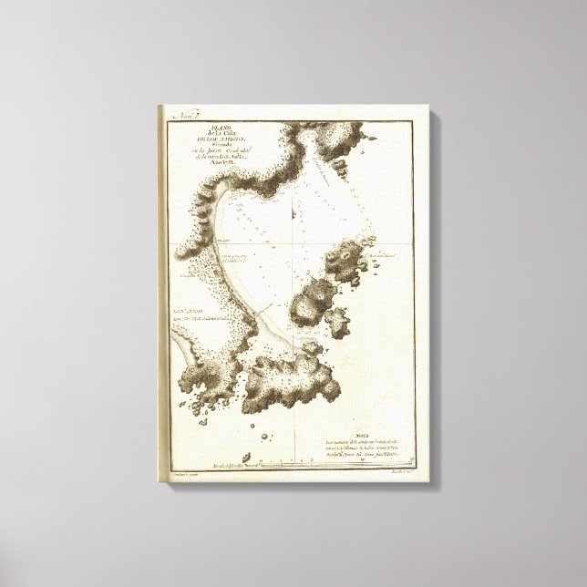 British Columbia Book Map Canvas Print (Front)