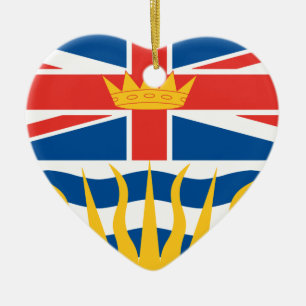 BRITISH COLUMBIA CERAMIC TREE DECORATION