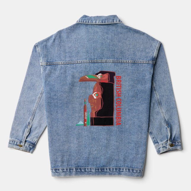 British Columbia Denim Jacket (Back)