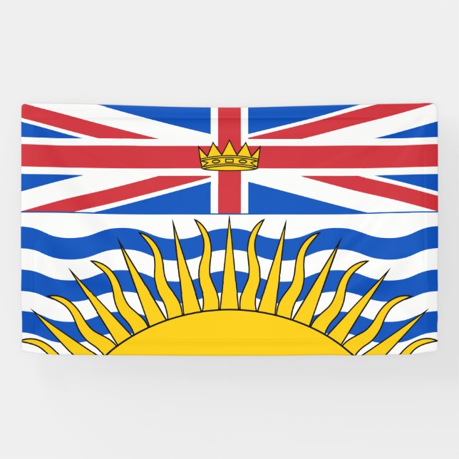 British Columbia Flag Banner (Horizontal)