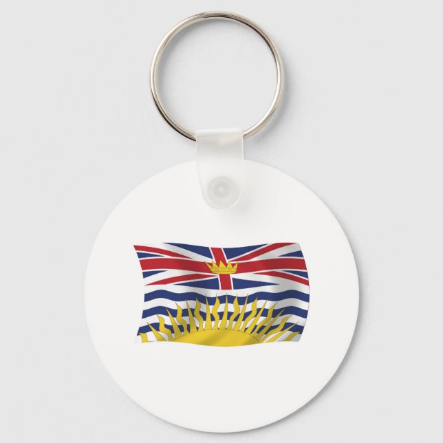 British Columbia Flag Keychain (Front)