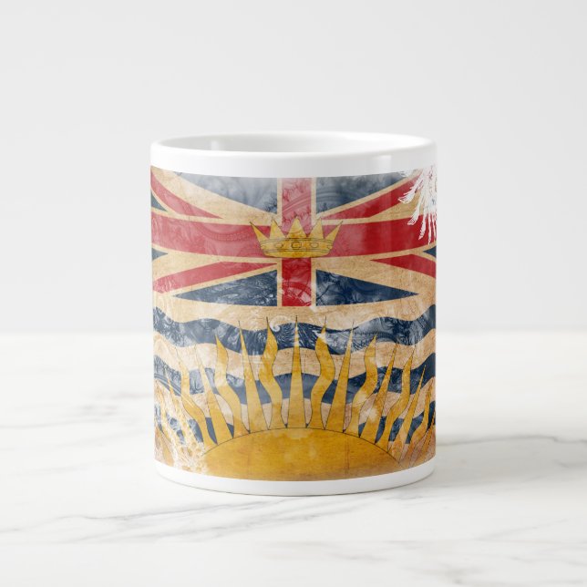British Columbia Flag Large Coffee Mug (Front)