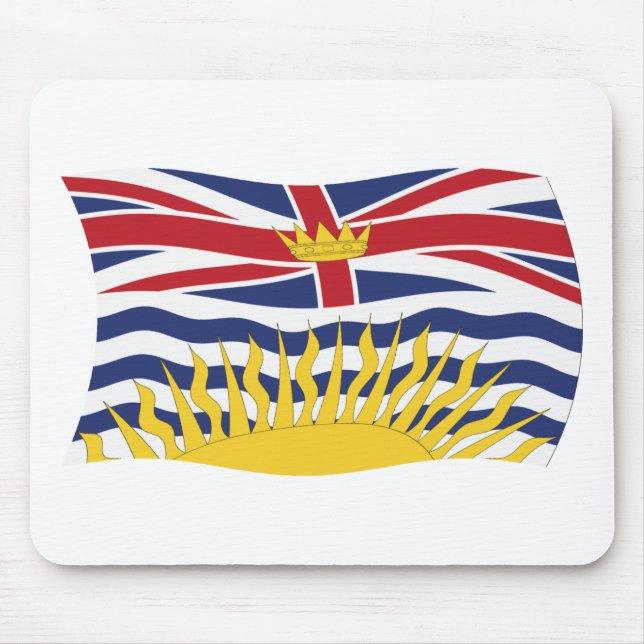 British Columbia Flag Mousepad (Front)