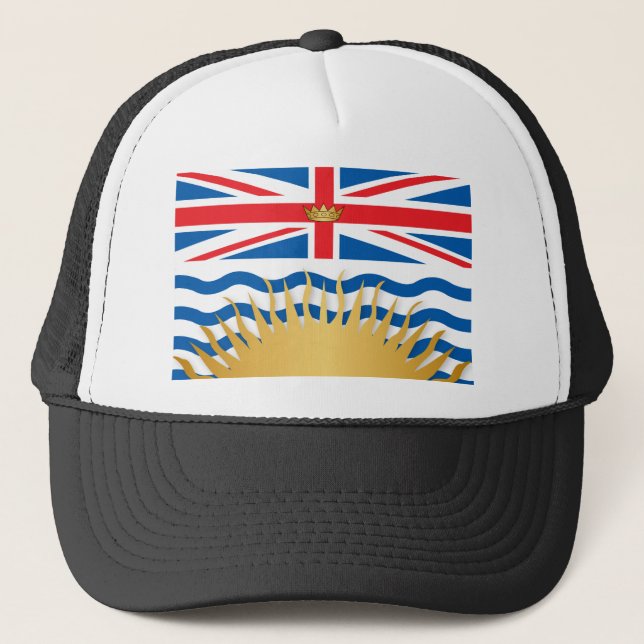 British Columbia flag Trucker Hat (Front)