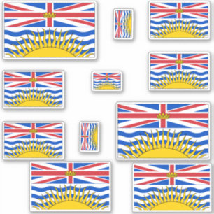 British Columbia Flags Graphic