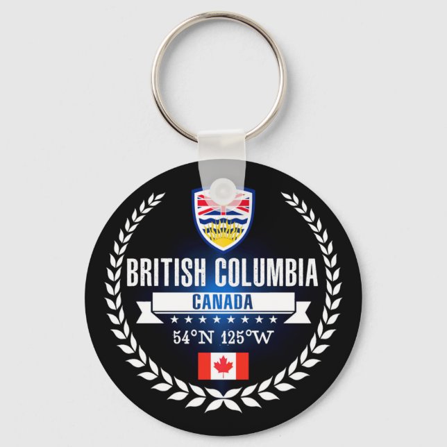 British Columbia Key Ring (Front)