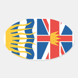 BRITISH COLUMBIA OVAL STICKER
