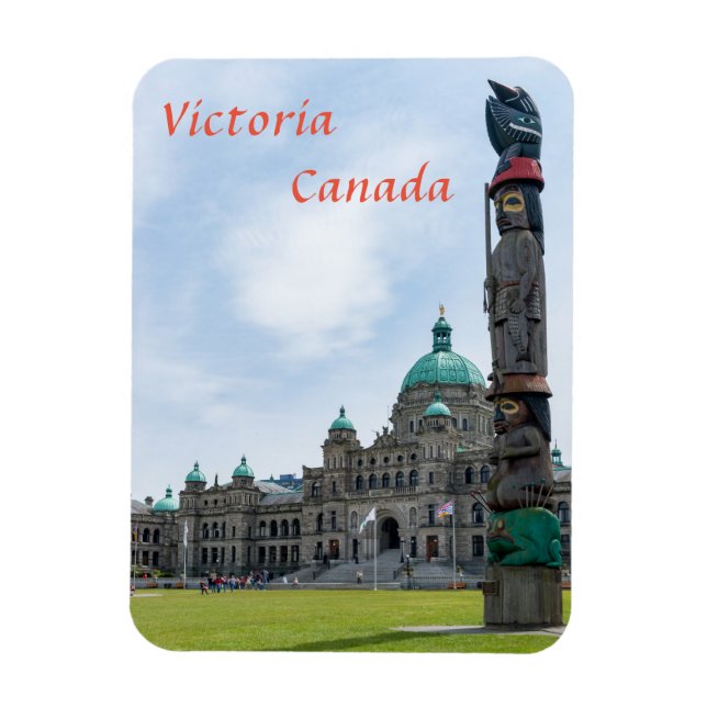 British Columbia Parliament - Victoria, Canada Magnet (Vertical)
