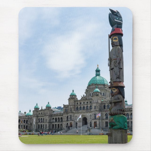 British Columbia Parliament - Victoria, Canada Mouse Mat (Front)