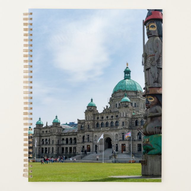 British Columbia Parliament - Victoria, Canada Planner (Front)