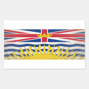 British Columbia Rectangular Sticker