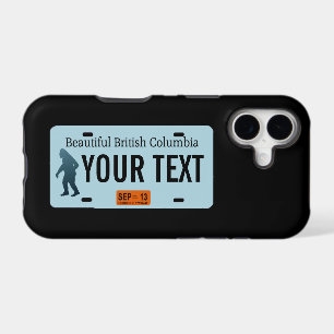 British Columbia Sasquatch License Plate