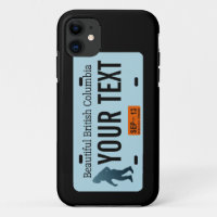 British Columbia Sasquatch License Plate