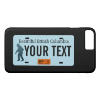 British Columbia Sasquatch License Plate