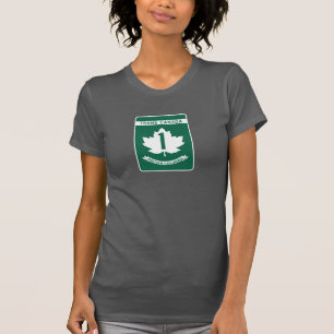 British Columbia, Trans-Canada Highway Sign T-Shirt