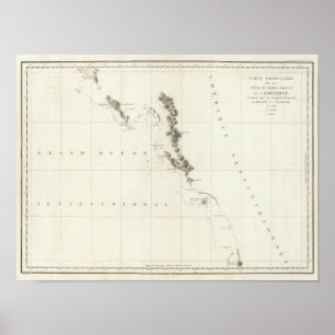 British Columbia, Washington, and Oregon Poster