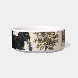 British Cottagecore Dog Bowl