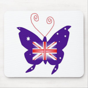 British Diva Butterfly Mouse Mat