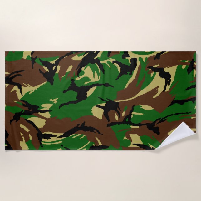 British DPM CAMO Beach Towel (Front)