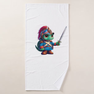 British Dragoon Defender Halloween's Regal Reptile Bath Towel