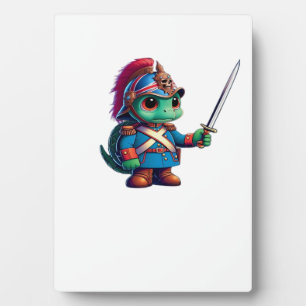 British Dragoon Defender Halloween's Regal Reptile Plaque