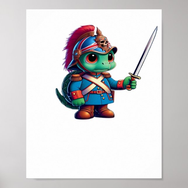 British Dragoon Defender Halloween's Regal Reptile Poster (Front)