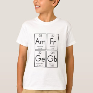 British Element Periodic Table Humour T-Shirt