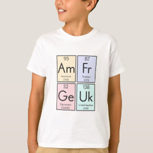 British Element Periodic Table Humour T-Shirt