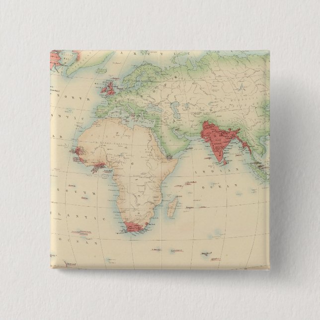 British Empire 15 Cm Square Badge (Front)