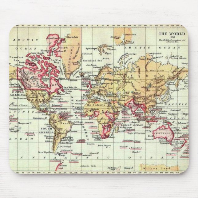 British Empire in 1897 Mousemat (Front)