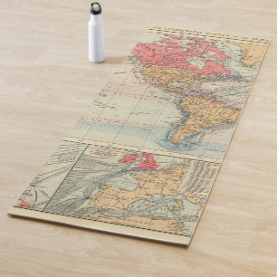 British Empire, routes, currents Yoga Mat
