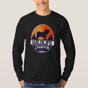 British English Bulldog Retro T-Shirt